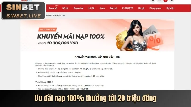 Thưởng nạp đầu tiên